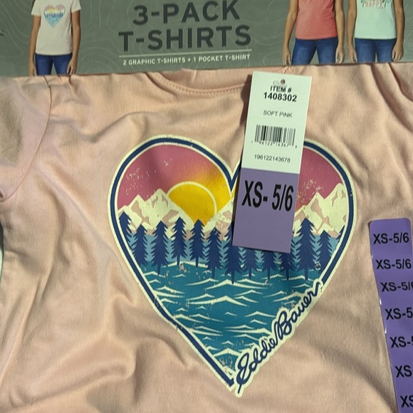 Eddie Bauer Youth 3-pack Tee short sleeve - Picture 6 of 6